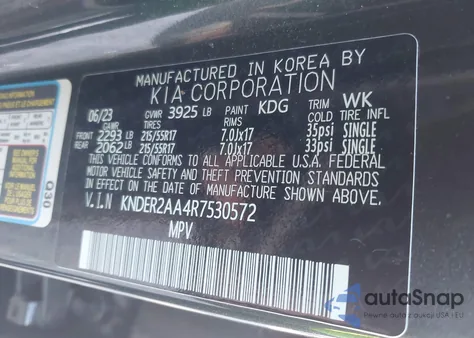 2024 Kia Seltos Ex из США, поврежденный, VIN KNDER2AA4R7530572